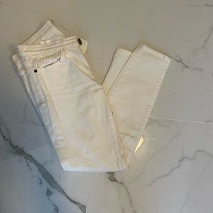 Current Elliot White Stilleto Jeans